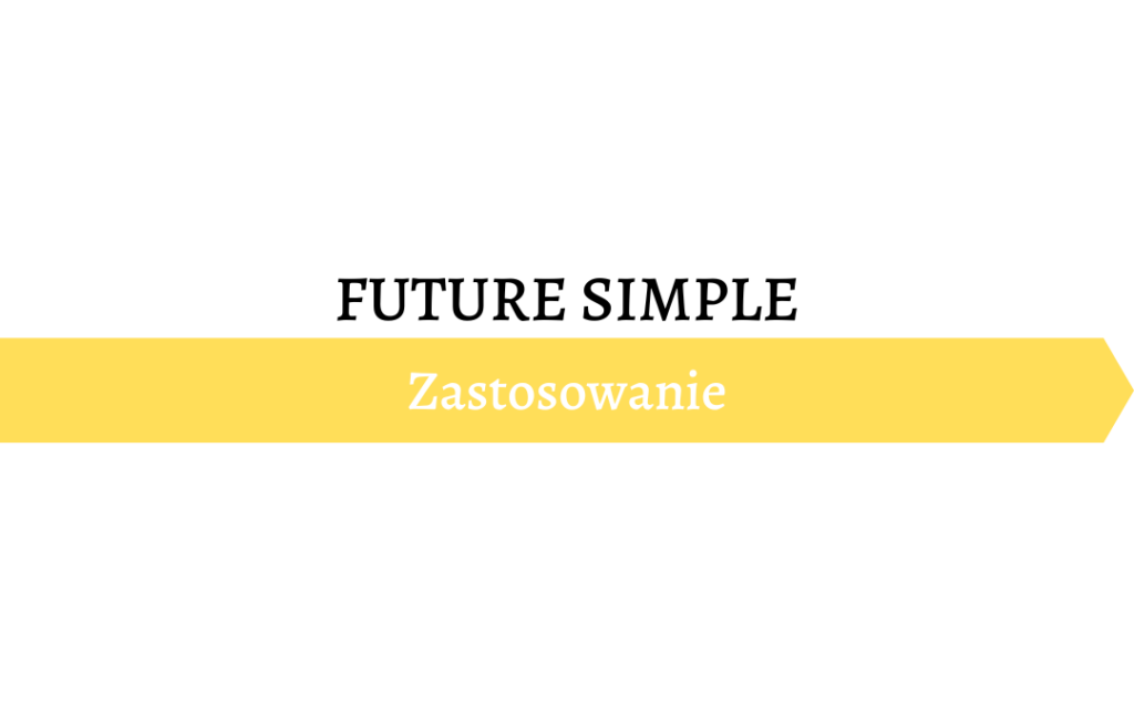 Zastosowanie Future Simple